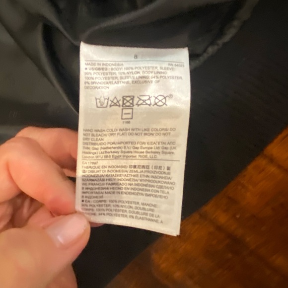 Banana Republic Black Bomber Style Jacket - Picture 3 of 6